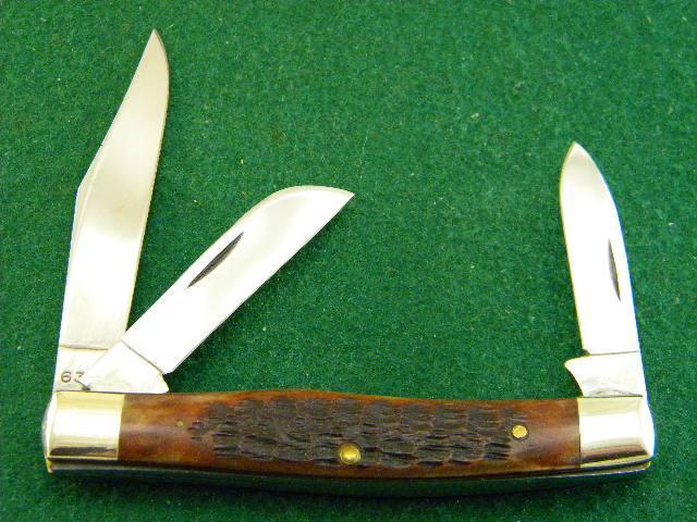 Case XX USA 10 Dot (1970) Bone 6332 2 Blade Stockman