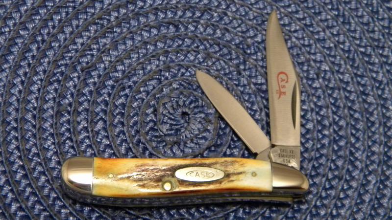 Lot - 1978 Red Etch Stag Set of Case Knives