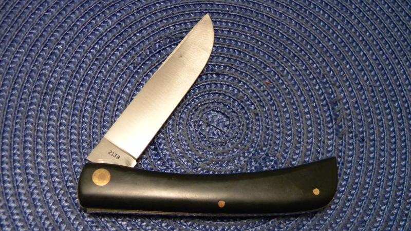 Case XX USA 10 Dot (1970) Black 2138 Sod Buster Knife