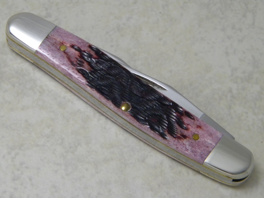 Case Xx Usa Purple Cabernet Bone Limited Edition Muskrat Knife