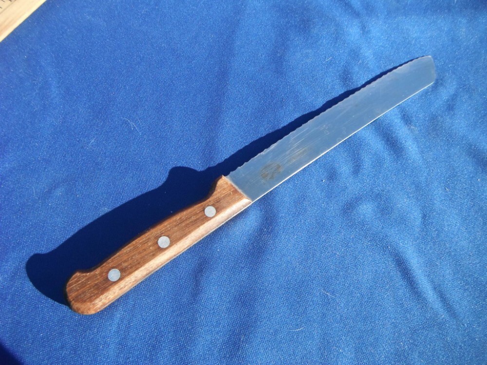 Vintage R.H. Forschner Victorinox Chef Knife, Wood Handle, Made in  Switzerland