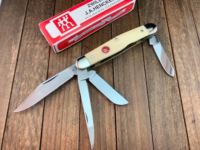 Boker Yellow Bone Stockman Folding Knife at Swiss Knife Shop