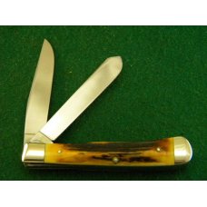 Case XX USA 10 Dot (1970) Stag 5254 Trapper Knife - Mint