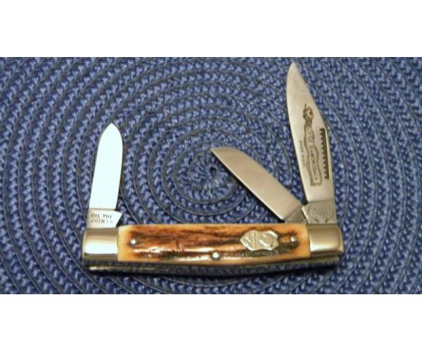 Buck Creek Solingen Germany Stag Little Diamondback Stockman Knife