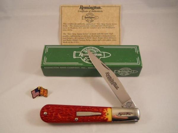 Remington New Tang Stamp Series Bullet Knife USA Mint