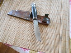 Remington RH 51 Fixed Blade Scout Knife with original sheath marked