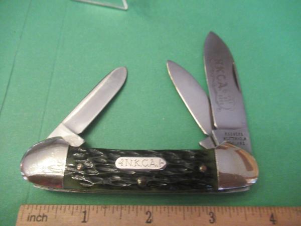 Rogers Wostenholn  1978 Gunboat Whittler Made for the  NKCA 