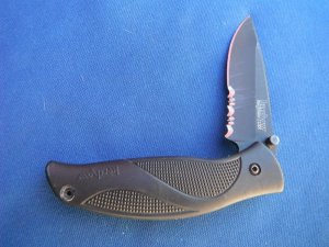 Early Production Kershaw USA 1550ST BLACKOUT KEN ONION DESIGN FOLDING POCKET KNIFE MADE IN THE USA!!