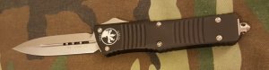 Microtech Combat Troodon D/E Stonewash Standard 142-10