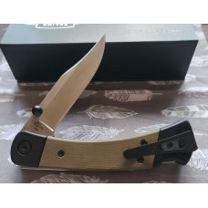 Buck 110 Hunter Sport. Green Canvas Micarta and Black Anodized Aluminum Frame. S30V steel. BNIB