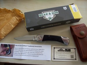 Bear & Son GA97 G-10 Folding Hunter NIB