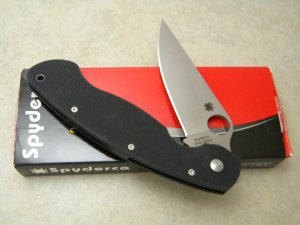 Spyderco Golden Co. USA Earth Military CPM S30V Linerlock Knife in Box