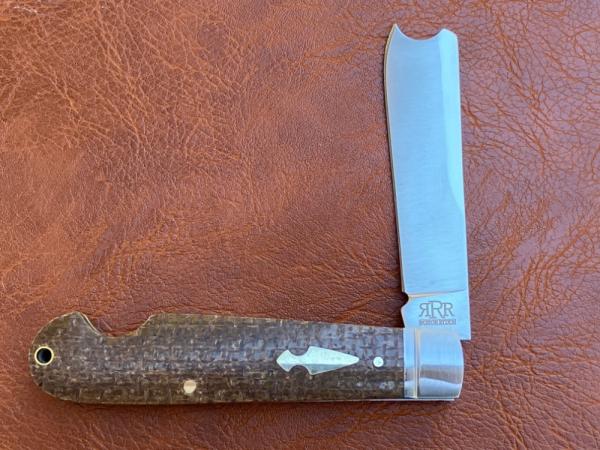 Rough Ryder Reserve Brown Micarta One Arm Razor