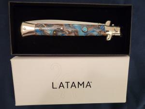 LATAMA 11"(28cm) *CUSTOM* "COPPER ACCENT SWIRL" ITALIAN "CLASSIC" STILETTO