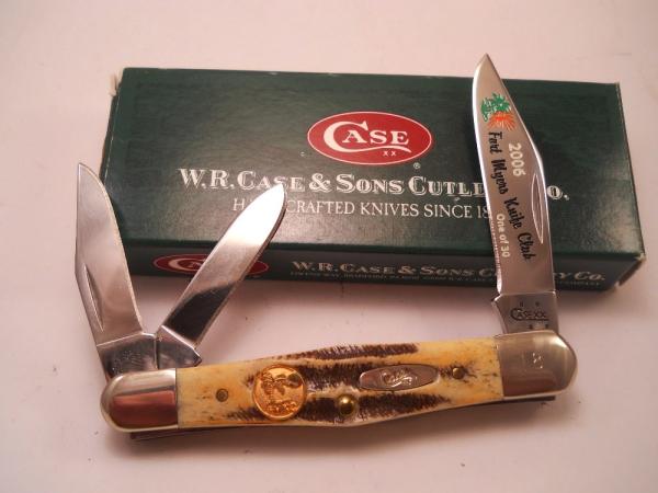 Case 6.583 Bone Stag Whittler Knife 