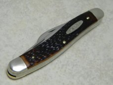 Kabar USA 1108 Jigged Delrin Large Serpentine Stockman Knife