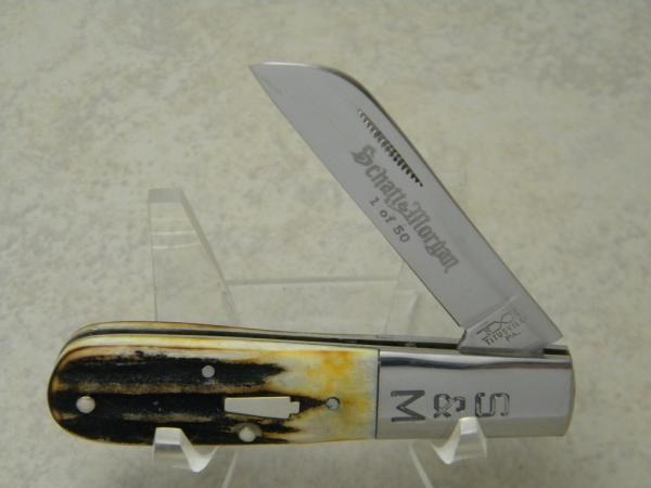 Schatt & Morgan Keystone Series Stag Barlow Knife