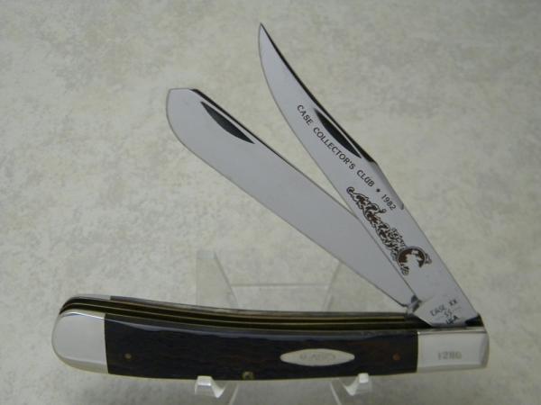 Case XX SS USA 1982 Bone 6251 SP Case Collectors Club Banana Trapper Knife