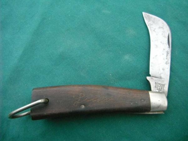 Vintage Schrade Walden NY USA 136 Hawkbill lineman's knife / Pruning Knife