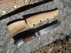  WESTERN USA, W36  Fixed Blade Knife and Sheath. Skinning/Hunting/Camping knife