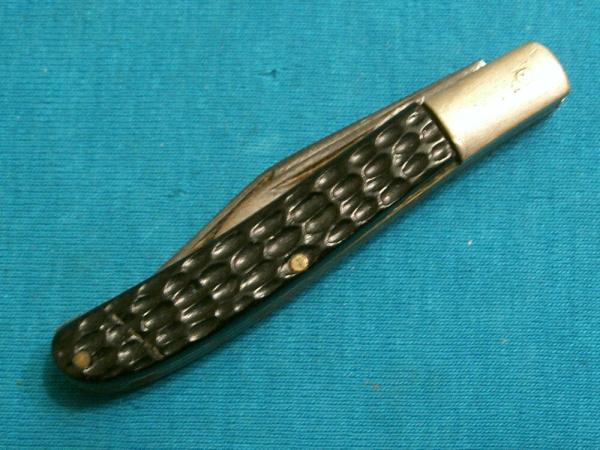 VINTAGE KUTMASTER UTICA NY USA SMALL TRAPPER HUNTING FOLDING PEN JACK POCKET KNIFE KNIVES OLD