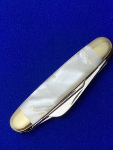 Fight'n Rooster Germany Middle TN Knife Collectors 1985 1 of 150 Pearl Cigar Stockman  Knife