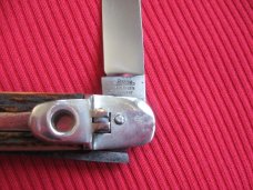 Vintage BONSA German Stag Leverlock Switchblade Knife