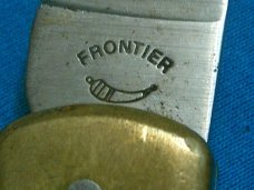 FRONTIER 4815 DOUBLE EAGLE IMPERIAL USA LOCKBACK FOLDING JACK POCKET KNIFE KNIVES OLD SHEATH