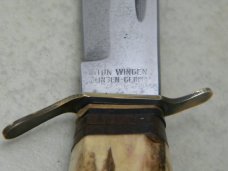 Anton Wingen Solingen Germany Othello Stag Fixed Blade Sheath Knife