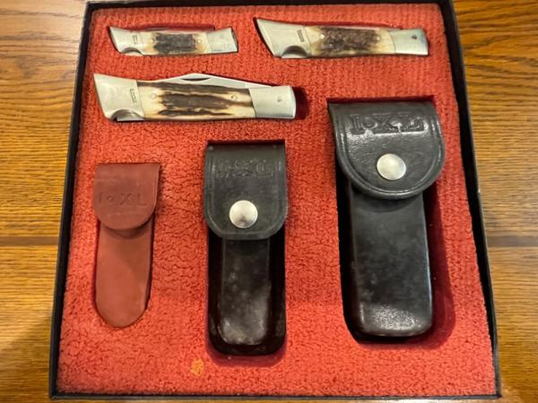 I*XL-Schrade Wostenholm Snap-on Matched Commerative Set SN#1152