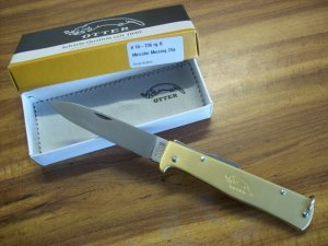 Otter Mercator Solingen Germany Handmade Solid Brass W/Clip UNUSED NIB