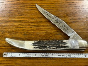 Parker Cut. Co. "Saturday Night Special" Toothpick Knife w/Stag Scales