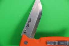 Cold Steel 20NPJ Finn Wolf Folding Knife 3.5" Blade, Blaze Orange Griv-Ex Handles, Lockback