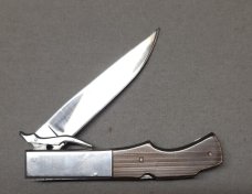 Handmade Switchblade with Swing-guard 