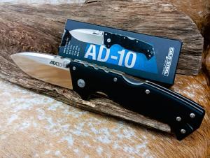 NIB Cold Steel AD-10 Tri-Ad Lock Folding Knife S35VN Drop Point Blade G10 Handles