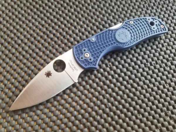 Spyderco Native 5 Blue FRN with SPY27 blade