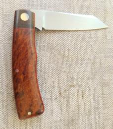 JTaber custom Native..Vintage Westinghouse Rag & micarta bolsters..,3.75" closed..makers coa & card