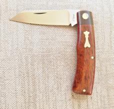 JTaber custom Native..Vintage Westinghouse Rag & micarta bolsters..,3.75" closed..makers coa & card