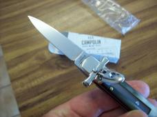 A. G. A. Campolin Dominus Lever Maltese Cross 6 Incher W/Brazilian Horn Handles  NIB