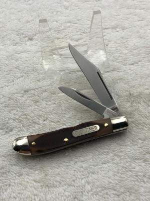 Schrade Old Timer 72OT 2 Blade Folder Made In USA Excellent Unused Condition