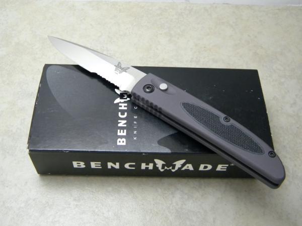 Benchmade USA 3200S Mel Pardue Design Push Button Automatic Switchblade Knife in Box