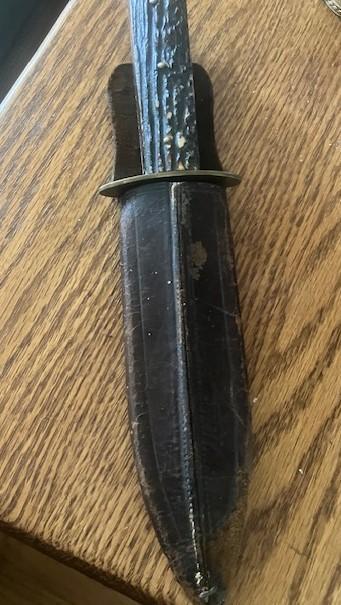 J. RUSSELL & CO GREEN RIVER WORKS 1800's BOWIE (FROM MY COLLECTION)