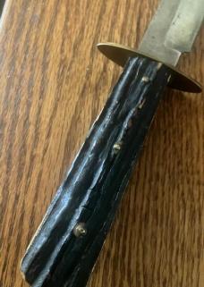 J. RUSSELL & CO GREEN RIVER WORKS 1800's BOWIE (FROM MY COLLECTION)