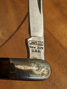 Vintage Camillus #49 Two Blade Tuxedo Knife - New York, USA