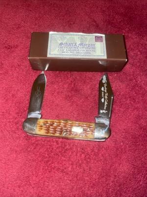 2007 Schatt n Morgan Railsplitter Moose 1 of 50 for 2007 Iowa Knife Collectors 