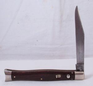 Vintage Schrade Walden Fishtail Press Button Knife