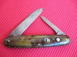 SCHRADE CUT CO Walden NY  Double Switchblade Knife