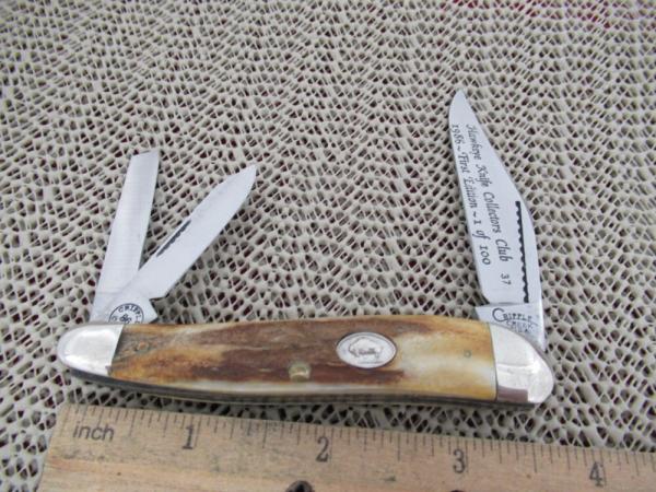 Bob Cargill 1986 Cripple Creek  Stag Whittler  1 of 100