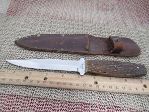 Tell Bone Handle Fixed Blade made in Germany