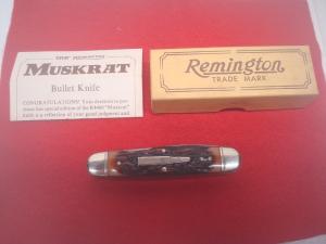 1988 Remington Bullet R4466 Muskrat USA 440 Delrin Folding Pocket Knife